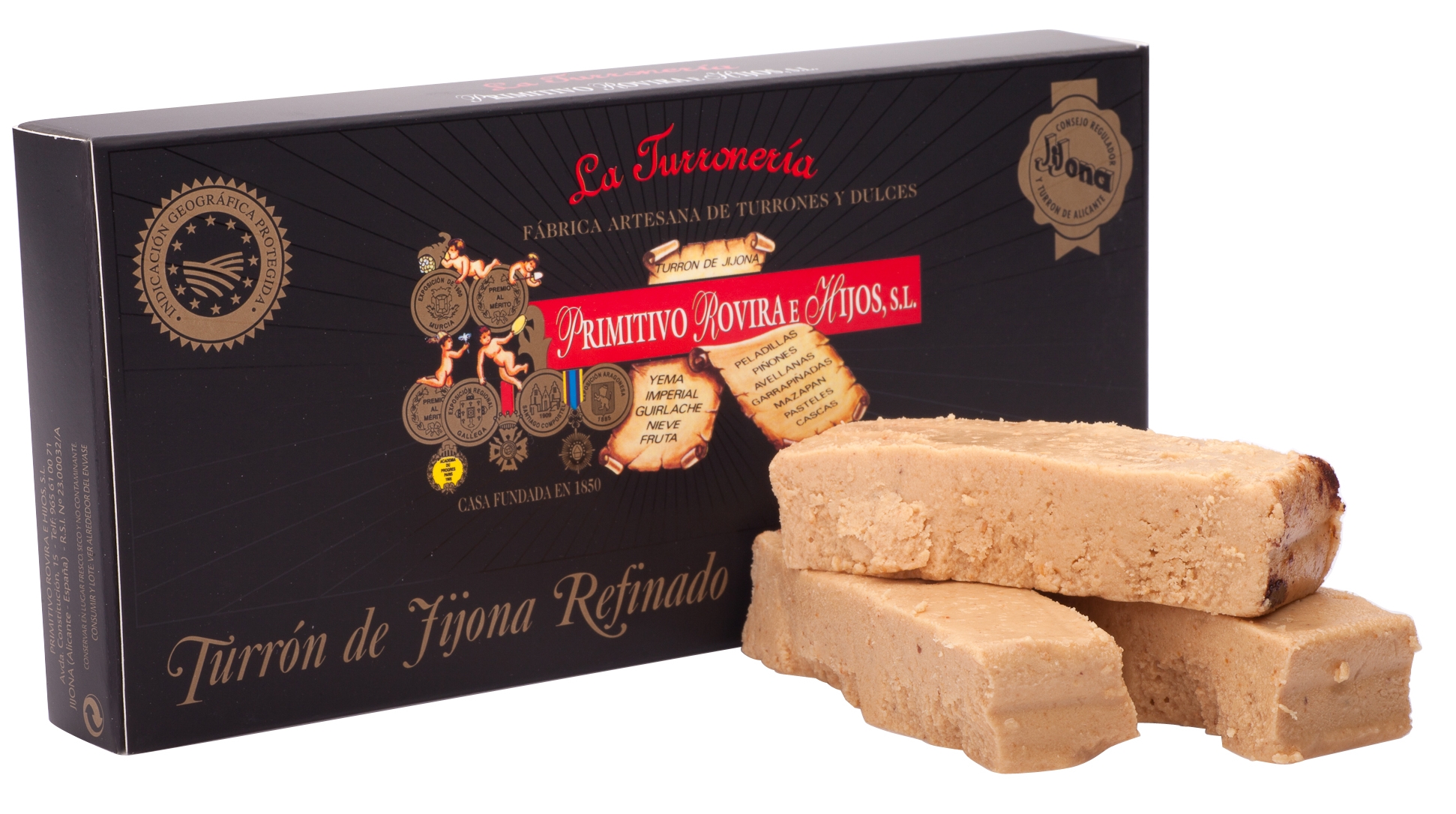 Turrón De Jijona Fino Turrones Primitivo - 300 Gr